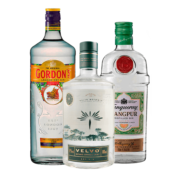 Velvo-Botanic-800ml---Tanqueray-Rangpur-700ml---Gordons-Gin-750ml