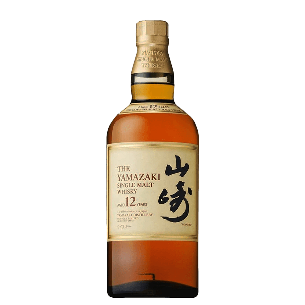 山﨑12年　Single Malt Whisky 700ml The Yamazaki Single Malt Whisky Japonês 12 anos 700ml