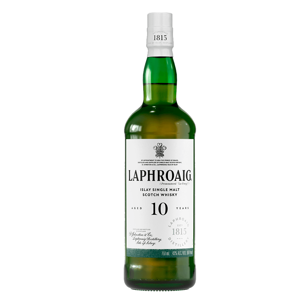 Laphroaig Islay Single Malt Whisky 10 anos Escocês 750ml | menimport
